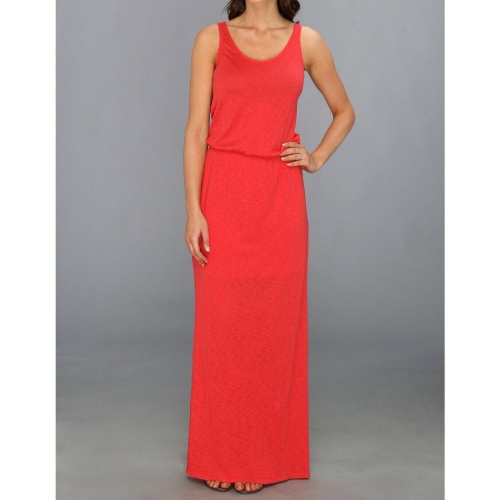 Splendid Women's Size M Red Long Maxi Tank Dress